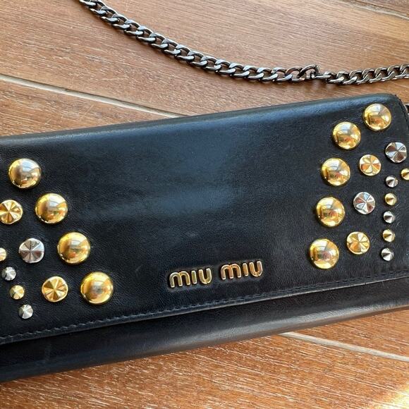 Miu miu wallet with chain - Picture 2 of 7